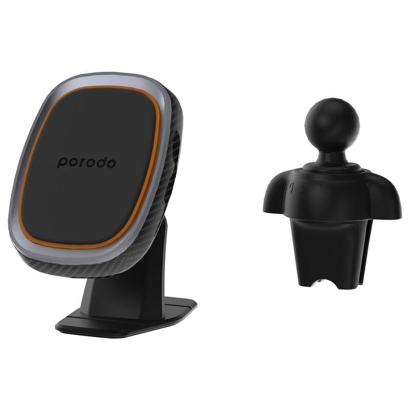 Porodo Air-vent & Stick-on Combo Mount Grey, , large image number 6