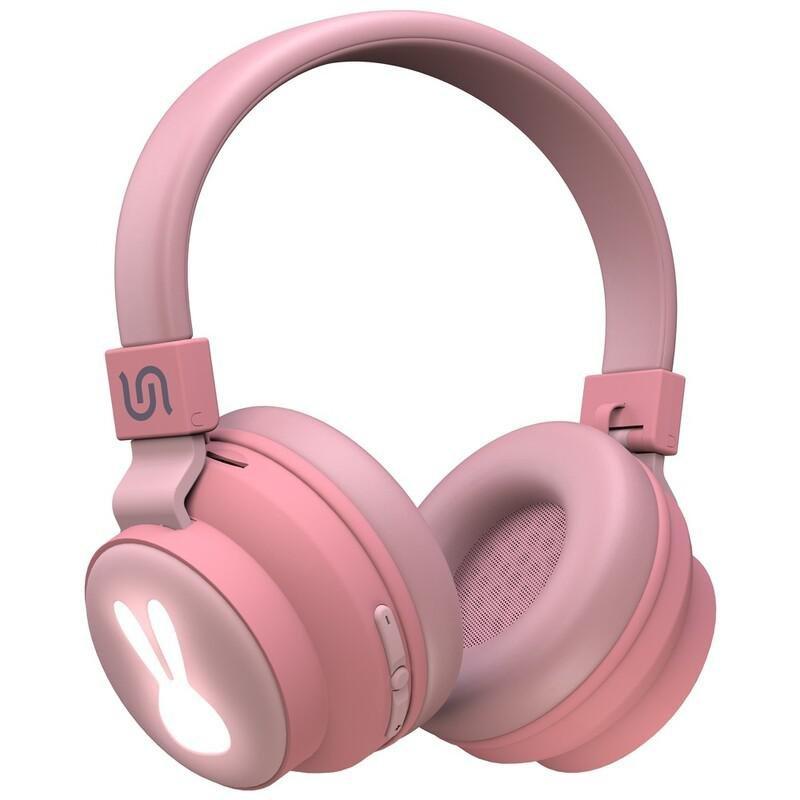 Porodo Soundtec Kids Wireless Over-Ear Headphone Pink Rabbit, , large image number 0