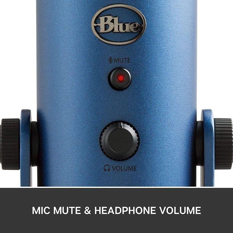 BLUE MICROPHONES - Blue Microphones Yeti USB Microphone - Midnight Blue