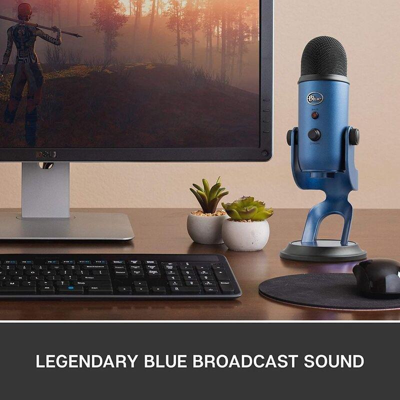 BLUE MICROPHONES - Blue Microphones Yeti USB Microphone - Midnight Blue