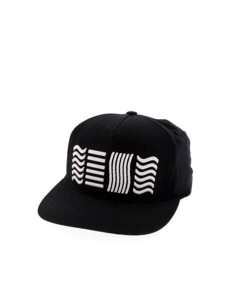 Karl Alley Black Snapback 5 Elements Cap, , large image number 0