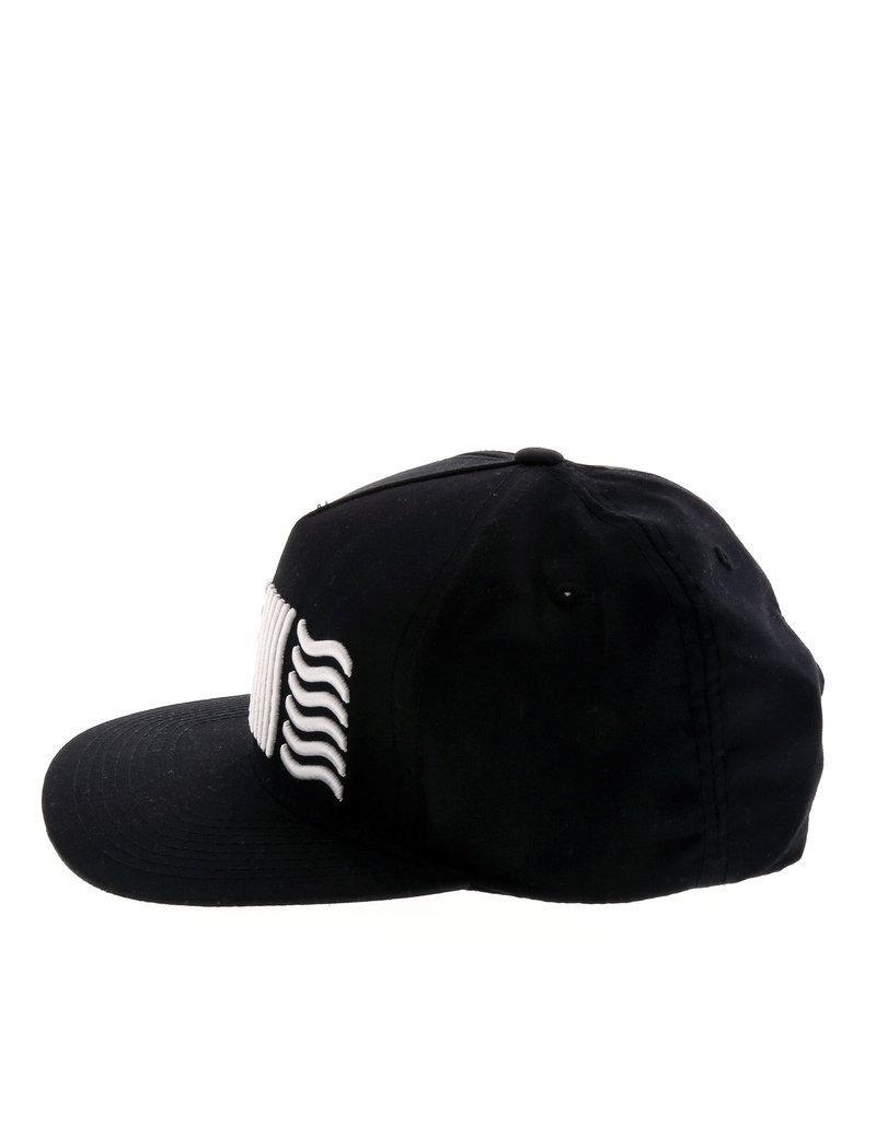 Karl Alley Black Snapback 5 Elements Cap, , large image number 2