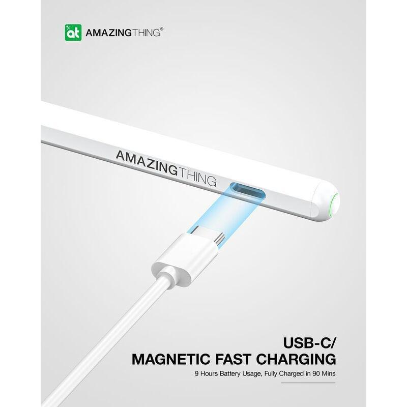 AmazingThing Stylus Pen Pro 2 With Magnetic Charging For iPad Mini/Pro/Air - White, , large image number 1