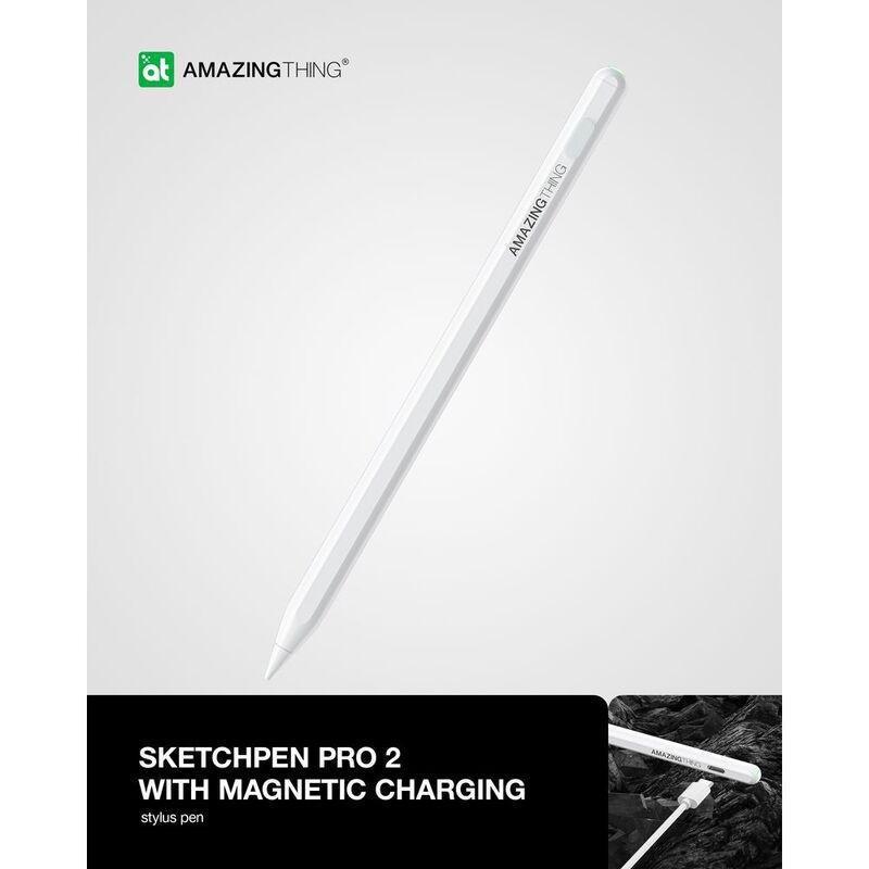 AmazingThing Stylus Pen Pro 2 With Magnetic Charging For iPad Mini/Pro/Air - White, , large image number 3
