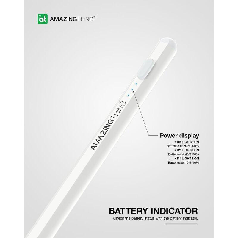 AmazingThing Stylus Pen Pro 2 With Magnetic Charging For iPad Mini/Pro/Air - White, , large image number 4