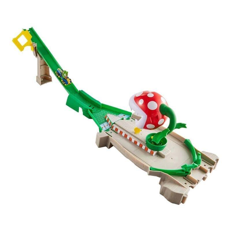 Mario glimmer kart hot wheels piranha