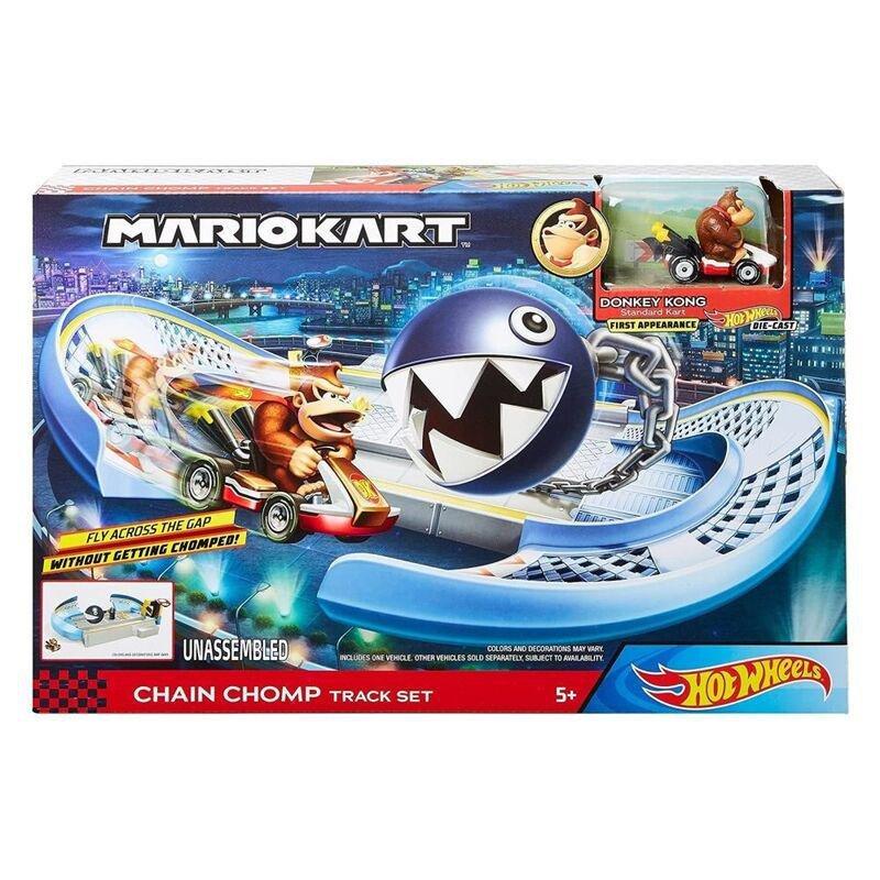 Hot Wheels Mariokart Chain Chomp Track Set, , large image number 0