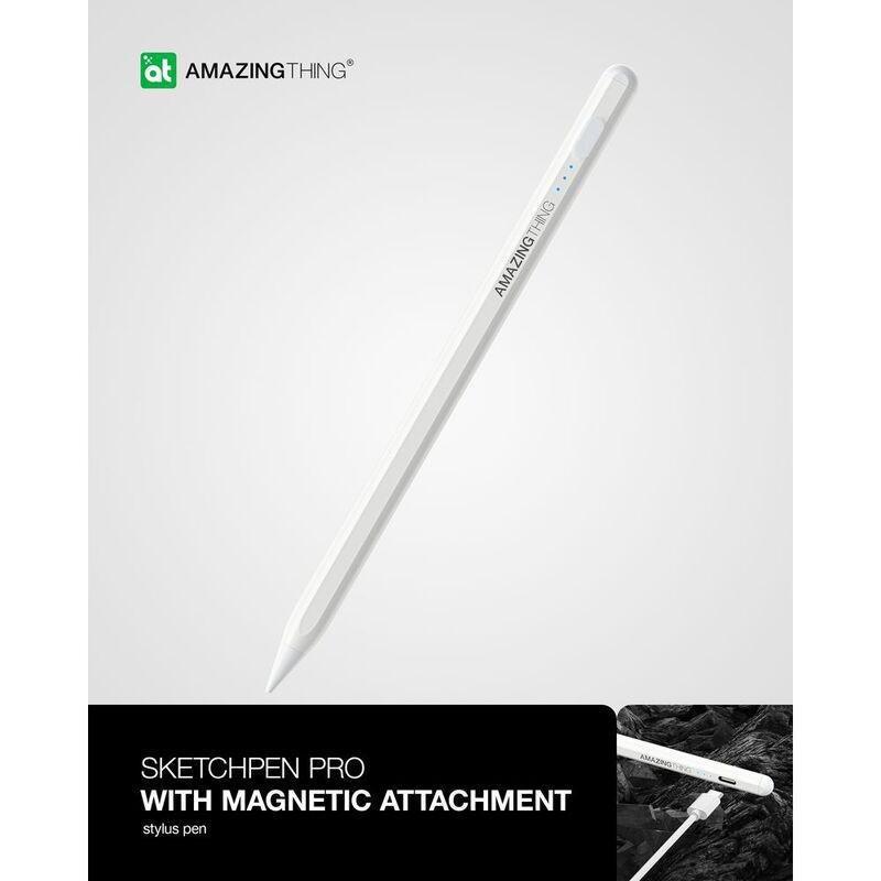 AmazingThing Stylus Pen Pro With Magnetic Attachment For iPad Mini/Pro/Air - White, , large image number 3