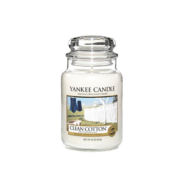 Yankee Candles Clean Cotton Classic Large Jar Candle, , large image number 0