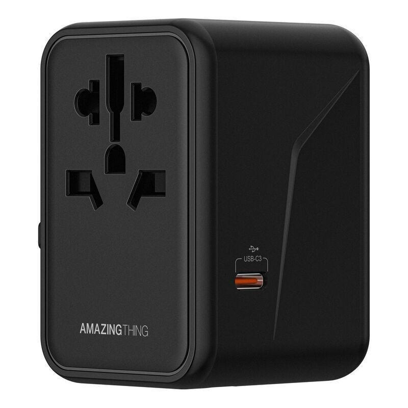 AmazingThing Explorer Pro PD 65W 5 Ports 2A + 3C Travel Charger - Black, , large image number 0