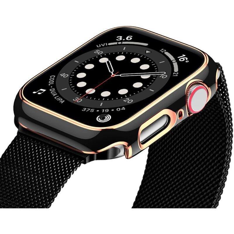 HYPHEN Apple Watch Frame Protector 41mm - Black/Rose Gold, , large image number 2