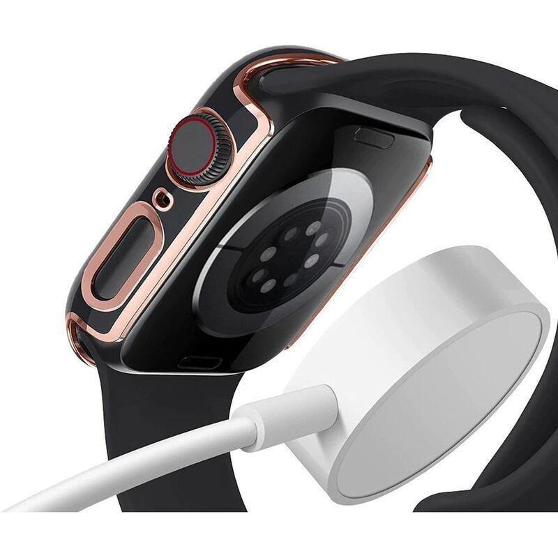 HYPHEN Apple Watch Frame Protector 41mm - Black/Rose Gold, , large image number 4