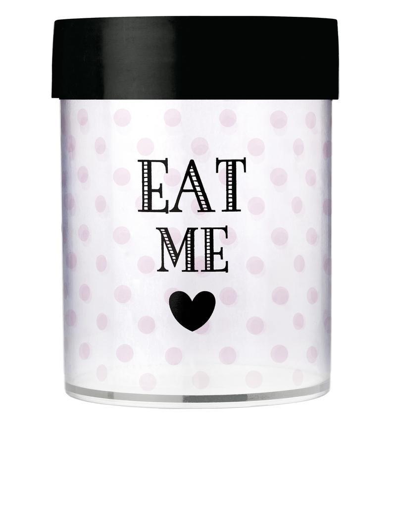 Miss Etoile Eat Me Canister Black/White/Pink Large, , large image number 0