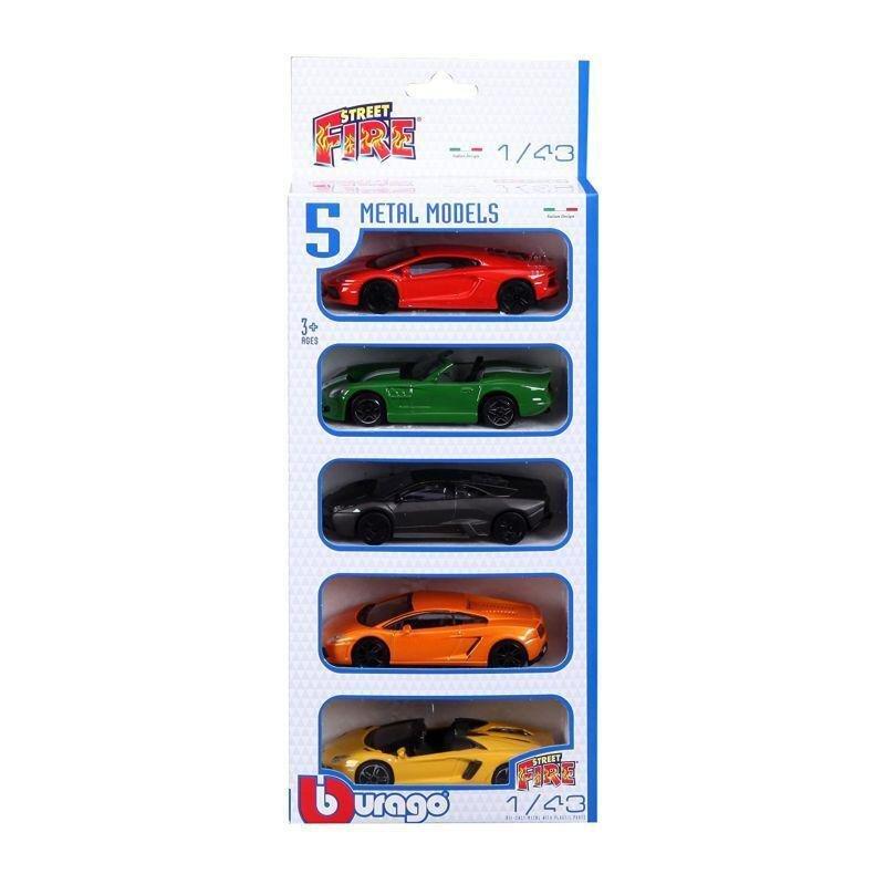 BBurago Street Fire 1.43 Scale Die-Cast Model Car (Pack of 5) (Assortment - Includes 1), , large image number 0