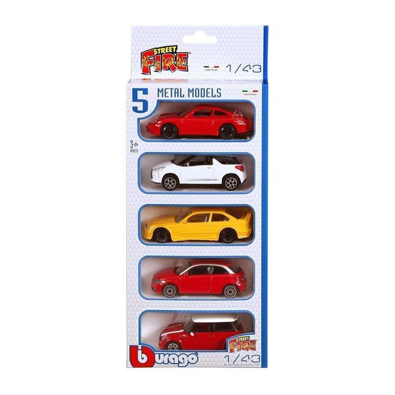 BBurago Street Fire 1.43 Scale Die-Cast Model Car (Pack of 5) (Assortment - Includes 1), , large image number 2