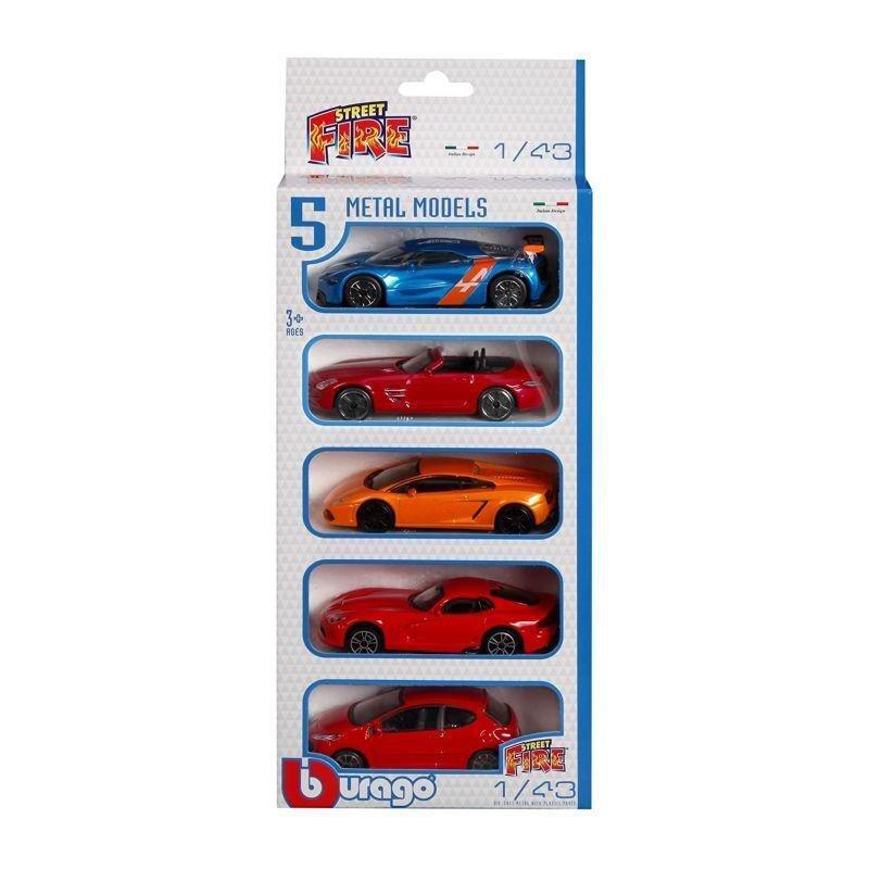 BBurago Street Fire 1.43 Scale Die-Cast Model Car (Pack of 5) (Assortment - Includes 1), , large image number 3