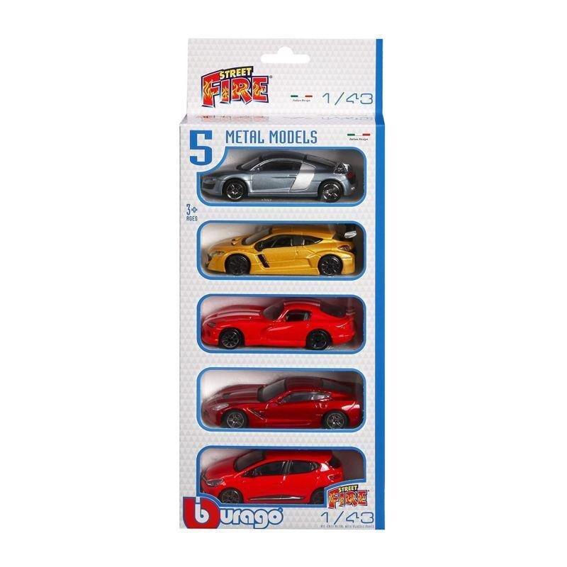 BBurago Street Fire 1.43 Scale Die-Cast Model Car (Pack of 5) (Assortment - Includes 1), , large image number 4