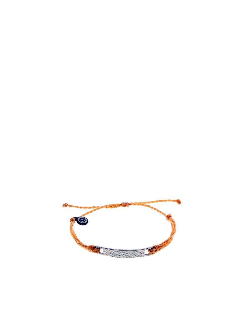 Pura Vida Silver Hammered Flat Bar Bracelet, , large image number 0