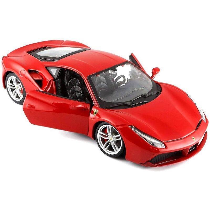 BBurago Ferrari 488 GTB 1.24 Race & Play Die-Cast Model Car, , large image number 1