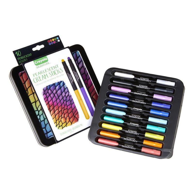 Crayola Signature Pearlescent Gel Sticks (Set Of 10), , large image number 0