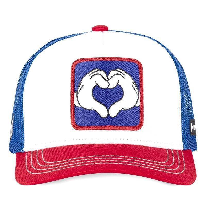 Capslab Disney Mickey Mouse Unisex Adult Trucker Cap - White/Red/Blue, , large image number 1