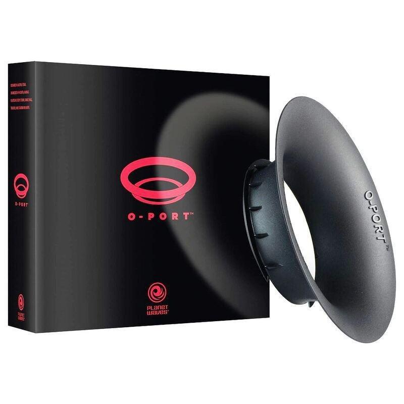 D'Addario O-Port Sound Enhancement for Acoustic Guitar - Large - Black, , large image number 0