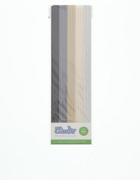 3DOODLER - 3Doodler Pla Pack Mix Color Khakis & Cream Plastic Filament