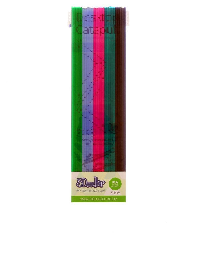 3Doodler Pla Pack Mix Color Clearly Springtime, , large image number 0
