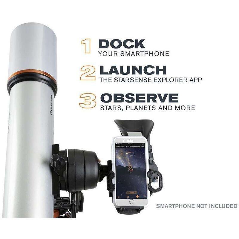 Celestron StarSense Explorer DX 102AZ Smartphone App-Enabled Refractor Telescope, , large image number 4