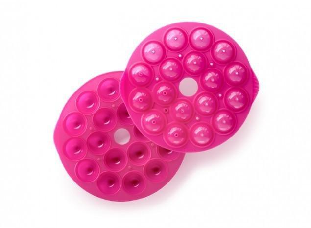 Lekue Cake Pops Fushia Moulds-18 Cavities, , large image number 0