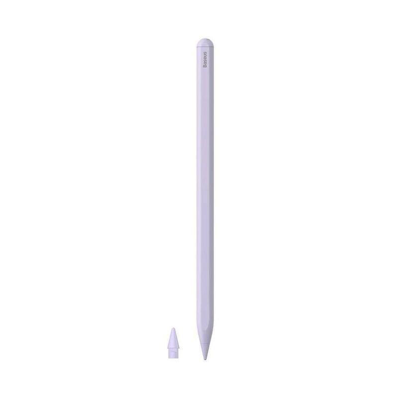 Baseus Smooth Writing 2 Series Wireless Charging Stylus Portable Touch Screen Capacitive Pencil with Nib - Active Wireless Version - Purple, , medium
