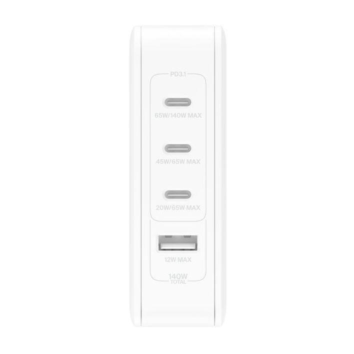 Belkin BoostCharge Pro 140W 4-Port GaN Wall Charger - White, , medium