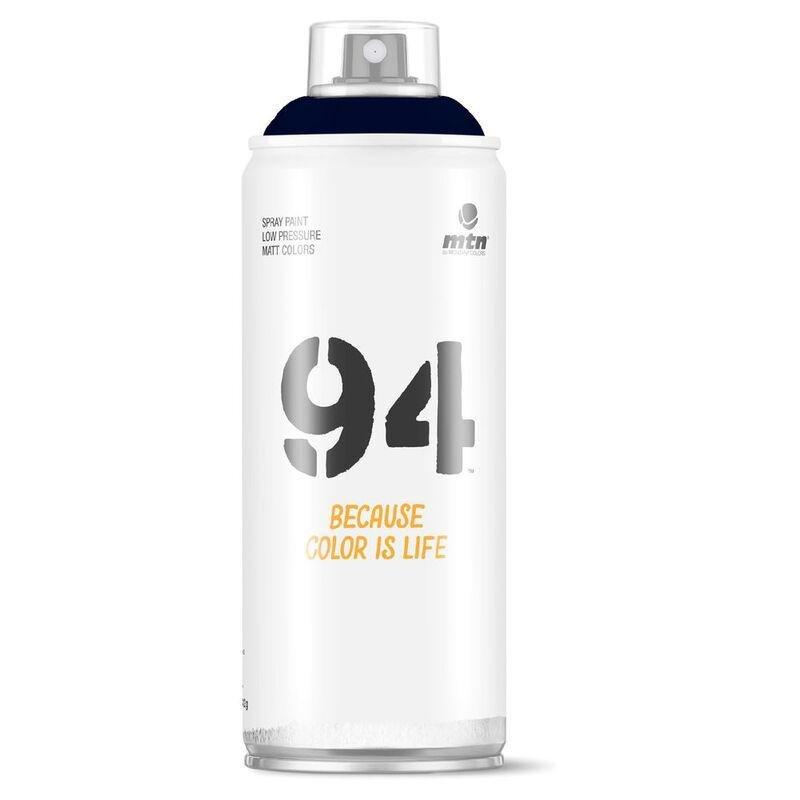 Montana Colors MTN 94 Matt Spray Paint Navy Blue 400ml, , large image number 0