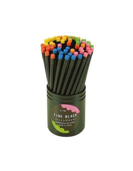 LETTERBOX PARIS - Pencils Graphite Leads With Colorful Erasers