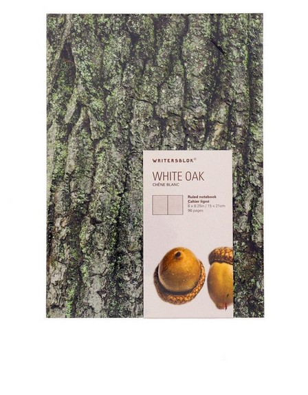 KIKKERLAND TOYS - Kikkerland Woodpecker Note Ruled Med White Oak
