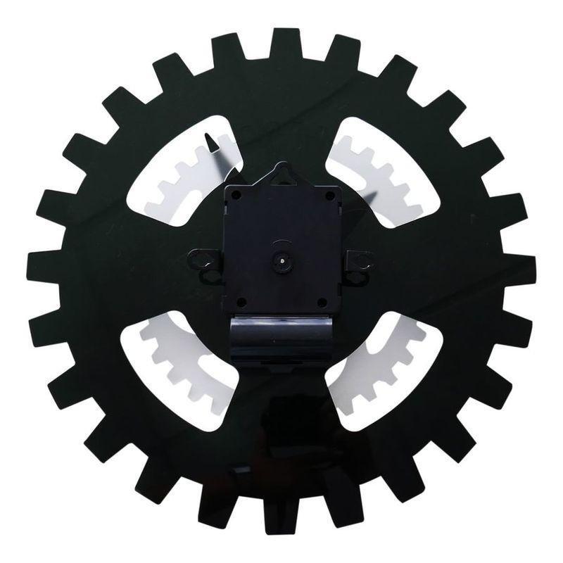 Nextime Moving Gears Wall Clock Black, , large image number 3
