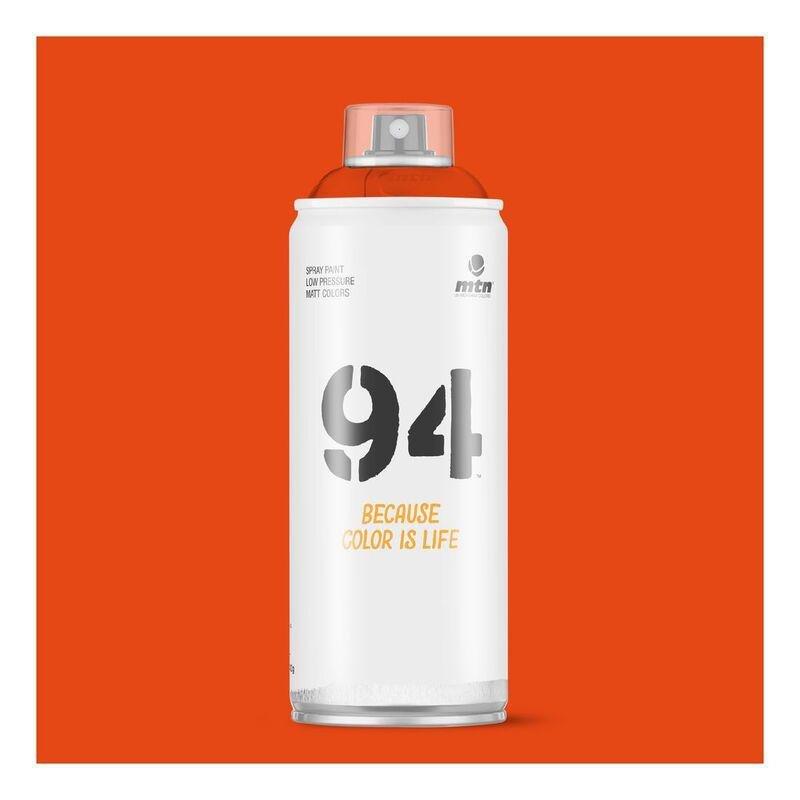 Montana Colors MTN 94 Matt Spray Paint Mars Orange 400ml, , large image number 1