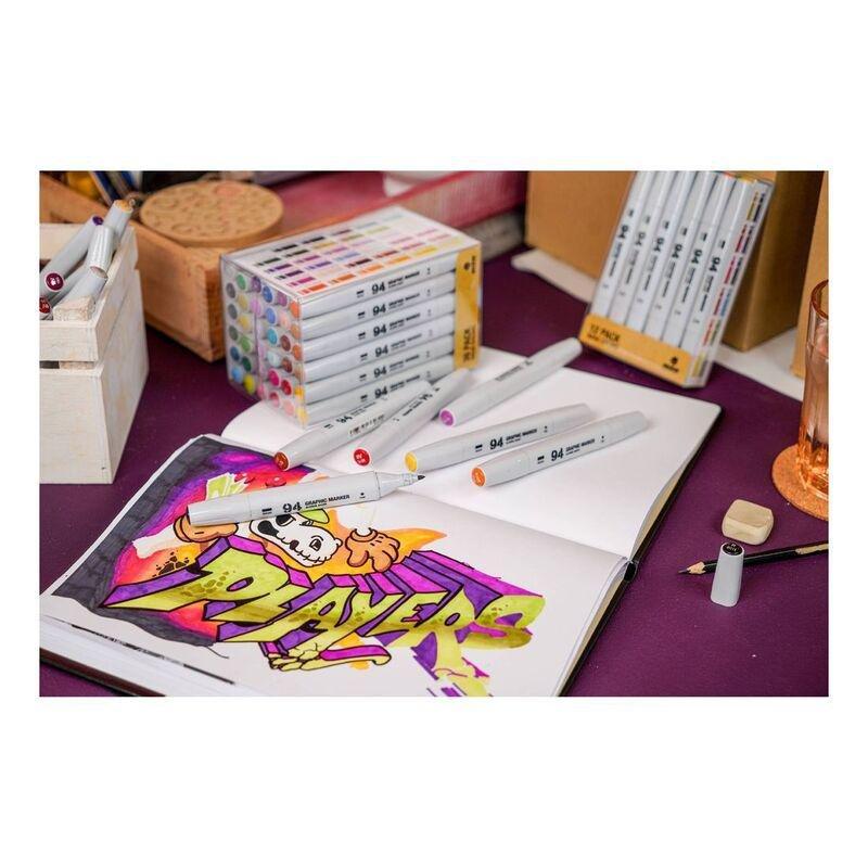 Montana Colors MTN 94 Graphic Markers Solid + Grey (Set of 24), , large image number 1