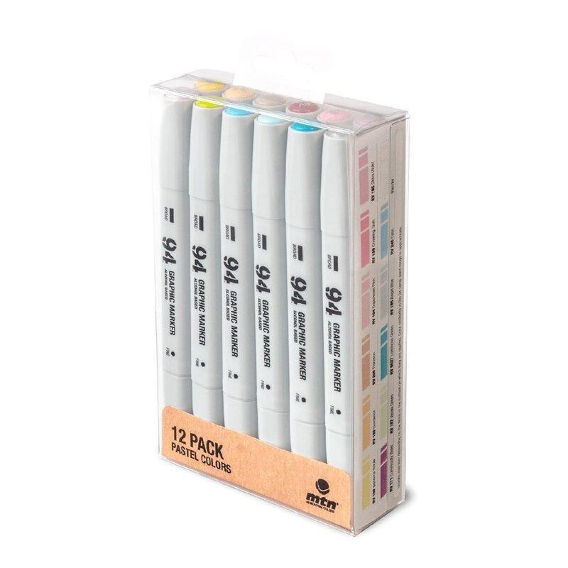 Montana Colors MTN 94 Graphic Markers Pastel (Set of 12), , large image number 0