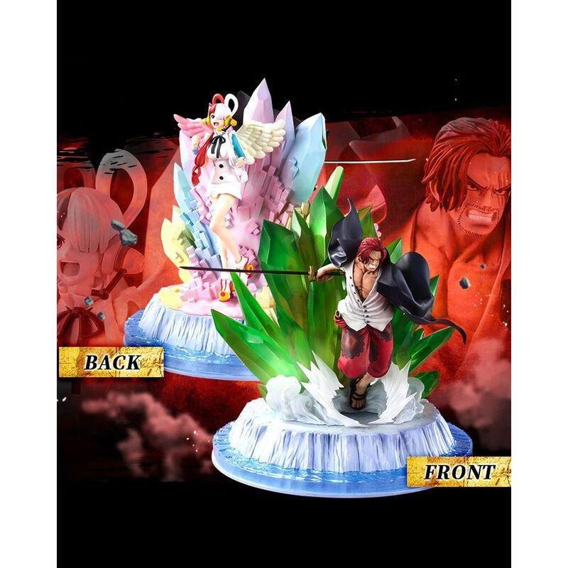 Bandai Tamashii One Piece Figuarts Zero One Piece Film Red Shanks And Uta 9.45-Inch Figure, , large image number 1