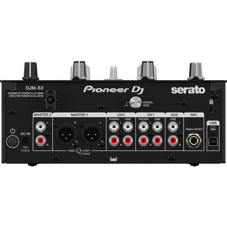 PIONEER DJ - Pioneer DJm-S3 DJ 2 Channel Battle Mixer With Serato DVS