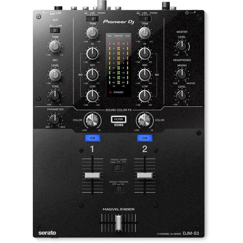 Pioneer DJm-S3 DJ 2 Channel Battle Mixer With Serato DVS, , large image number 1
