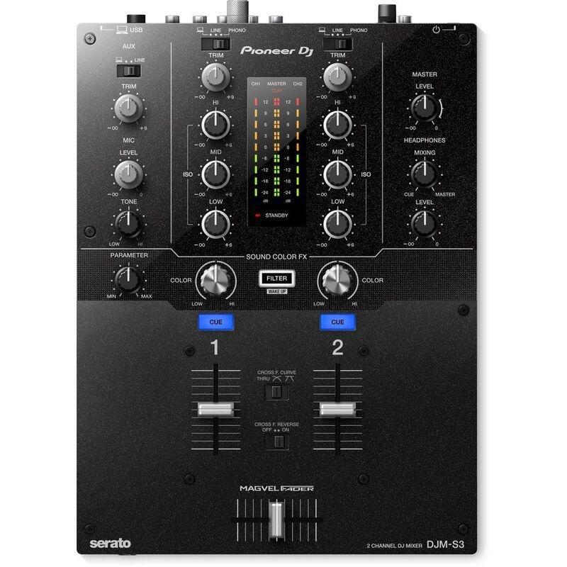 PIONEER DJ - Pioneer DJm-S3 DJ 2 Channel Battle Mixer With Serato DVS