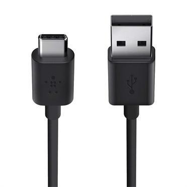 Belkin Mixit USB 2.0 USB-C To USB-A Black Cable 1.8M, , large image number 1