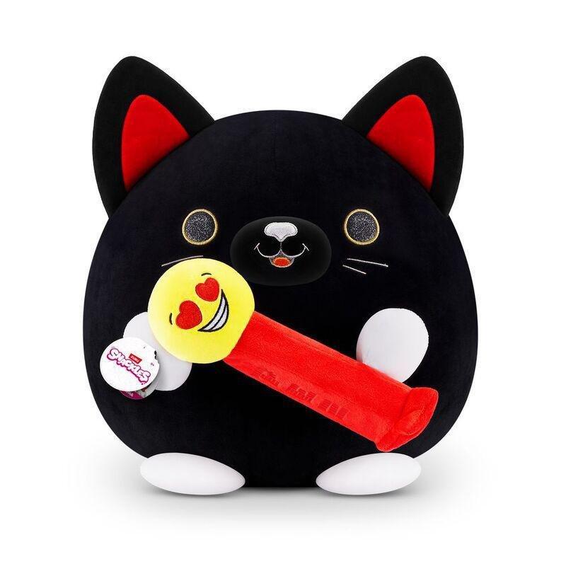 Zuru Snackles Series 1 Luna The Black Cat & Pez Medium 13-Inch Plush Toy, , large image number 0