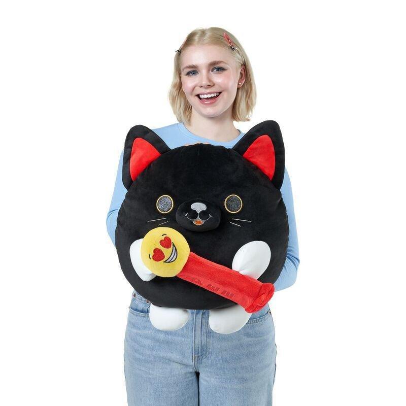 Zuru Snackles Series 1 Luna The Black Cat & Pez Medium 13-Inch Plush Toy, , large image number 1