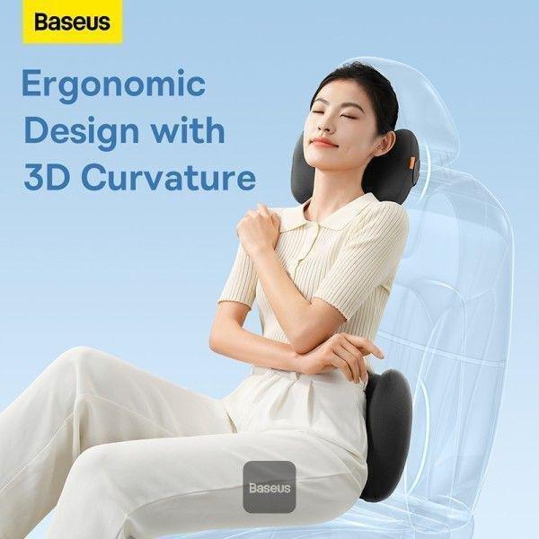 Baseus ComfortRide Series Car Cooling Lumbar Pillow - Cluster Black, , large image number 3
