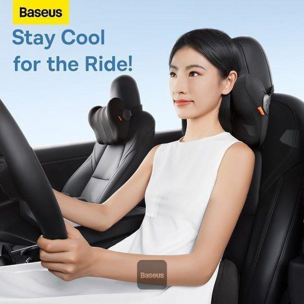 Baseus ComfortRide Series Car Cooling Lumbar Pillow - Cluster Black, , large image number 4
