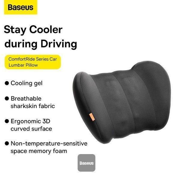 Baseus ComfortRide Series Car Cooling Lumbar Pillow - Cluster Black, , large image number 5