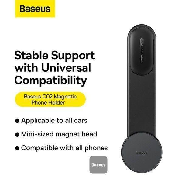 Baseus C02 Magnetic Phone Holder - Cluster Black, , large image number 1